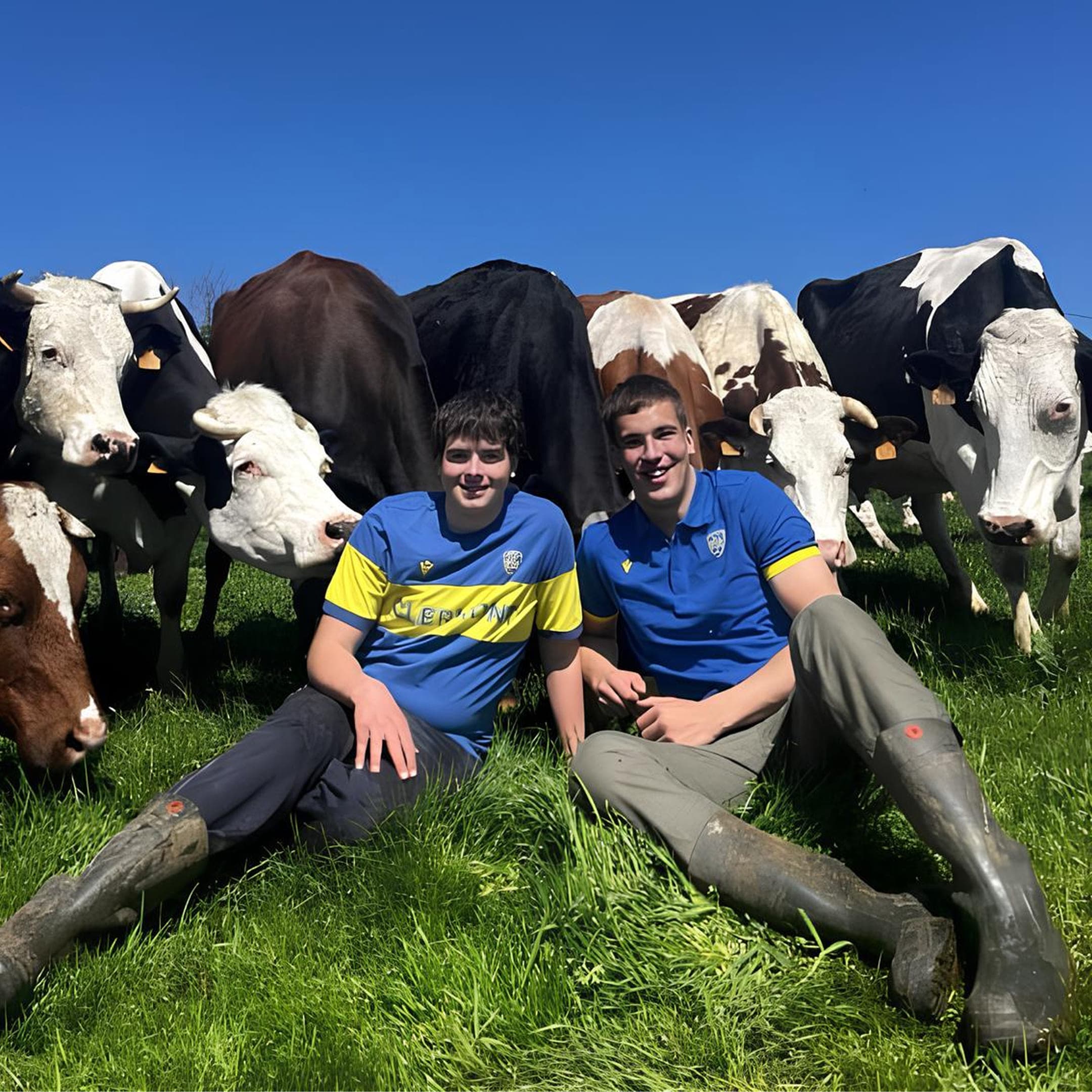 9,22 ha en élevage de vaches
laitières - Cantal & Salers AOP - 8